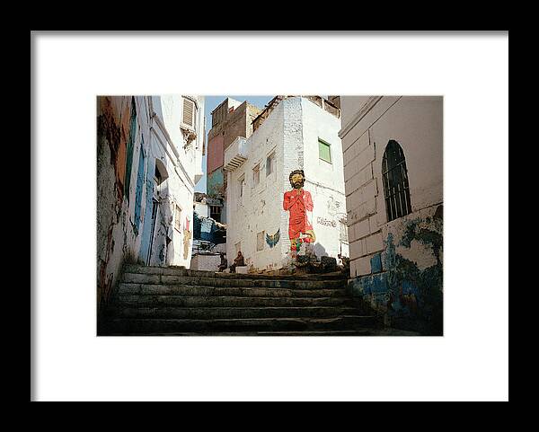 Mo Salah Framed Print featuring the photograph Egypt And Mo Salah by Shaun Higson