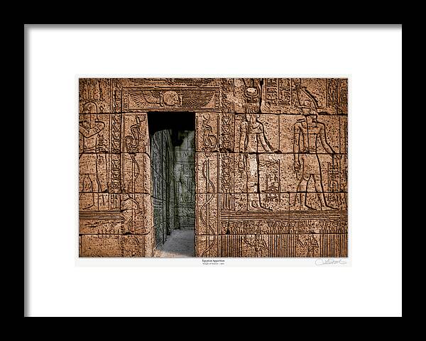 Egypt Framed Print featuring the photograph Egyptian Apparition by Lar Matre
