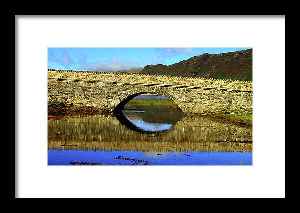 Eilean Framed Print featuring the photograph Eilean Donan Castle Bridge by Gene Taylor