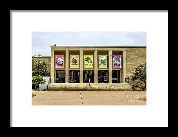 Jon Burch Framed Print featuring the photograph Eisenhower Library by Jon Burch Photography