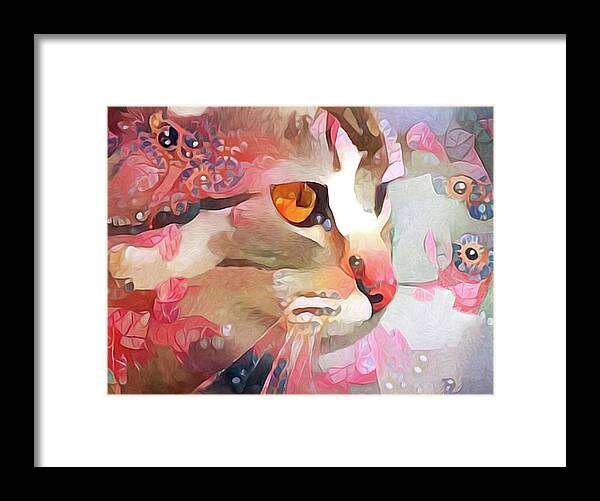 Electra Framed Print featuring the pastel Electra by Susan Maxwell Schmidt
