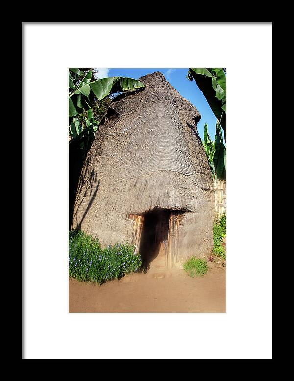 Africa Framed Print featuring the photograph Elephant House by Matt Cohen