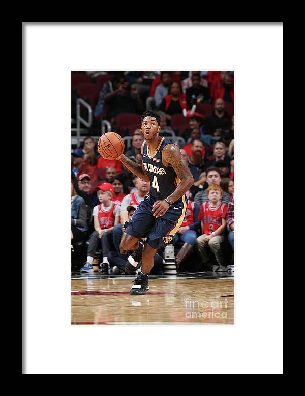 Nba Pro Basketball Framed Print featuring the photograph Elfrid Payton by Gary Dineen
