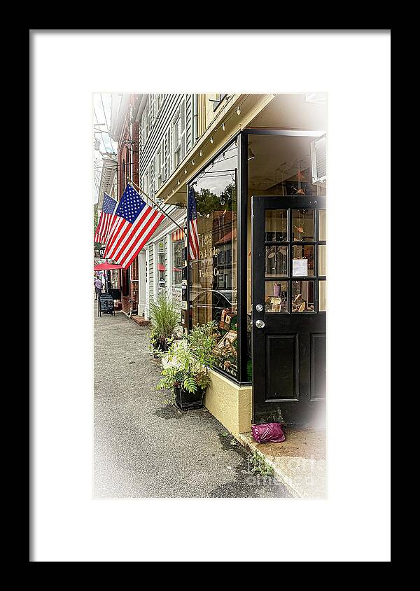 Flag Framed Print featuring the photograph Ellicott City Maryland 12 by William Norton