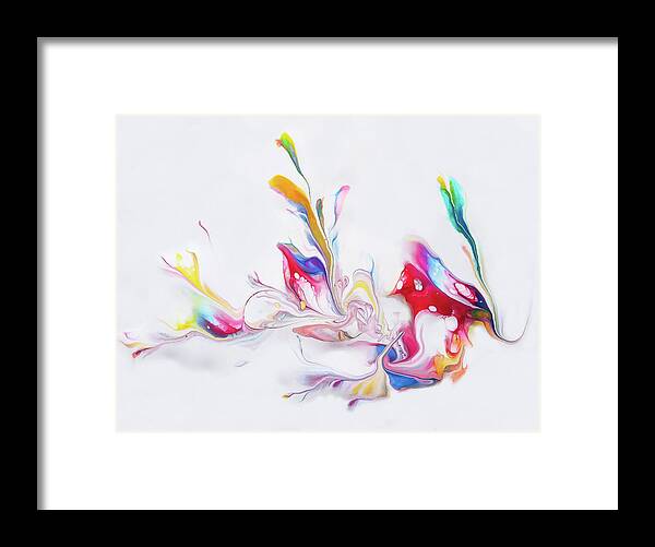 Light Colors Framed Print featuring the painting Eloquent by Deborah Erlandson