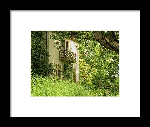 Architecture Framed Print featuring the photograph Emily's House at Chanticleer by Kristia Adams