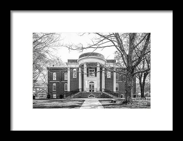 Emory And Henry Framed Print featuring the photograph Emory and Henry College Byars Hall by University Icons
