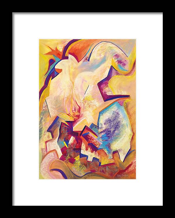 Empathy Framed Print featuring the painting Empathy by Polly Castor