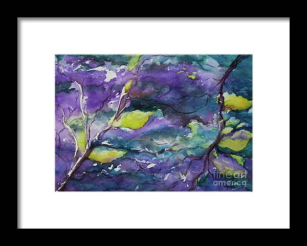 Aparnagallery Framed Print featuring the painting Enchanted by Aparna Pottabathni