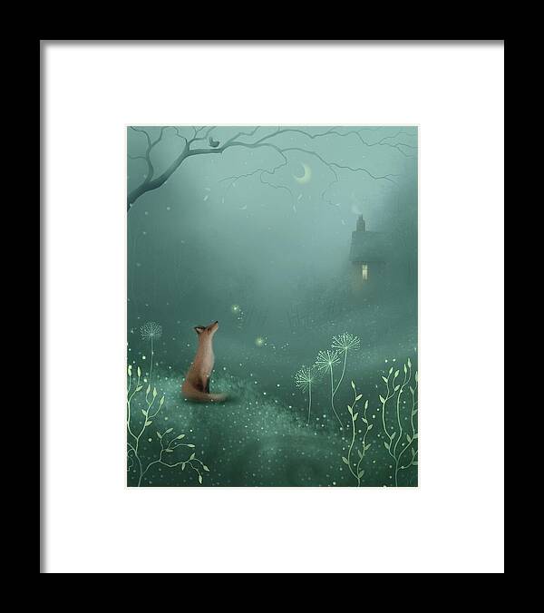 Wildlife Framed Print featuring the painting Enchanted by Joe Gilronan