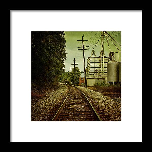Train Framed Print featuring the photograph Endless Journey by Andrew Paranavitana