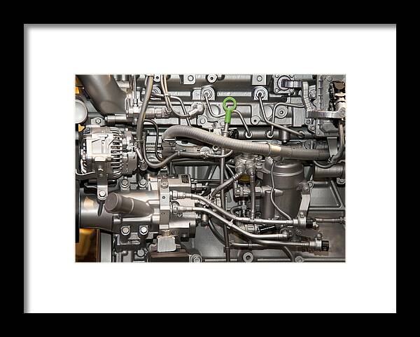 Horse Framed Print featuring the photograph Engine Motor Of Inside New by Wakila