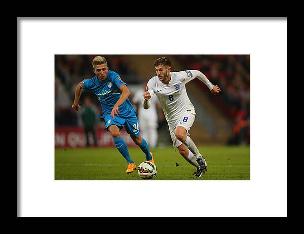Slovenia Framed Print featuring the photograph England v Slovenia - EURO 2016 Qualifier by Bryn Lennon
