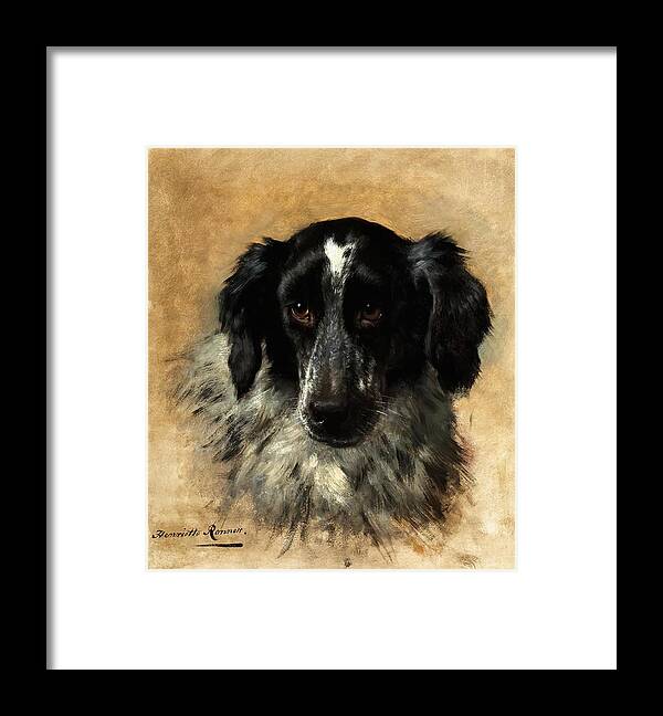 Henriëtte Ronner-knip Framed Print featuring the painting English Cocker Spaniel by Henriette Ronner-Knip