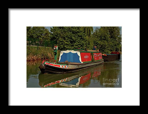 Canals Framed Print featuring the photograph Enterprise No 1Towing Birchills by Stephen Melia