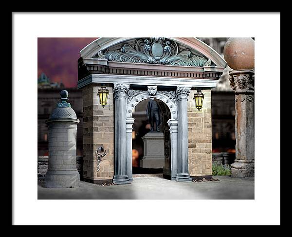 Arch Framed Print featuring the photograph Entrance To The City by John Manno