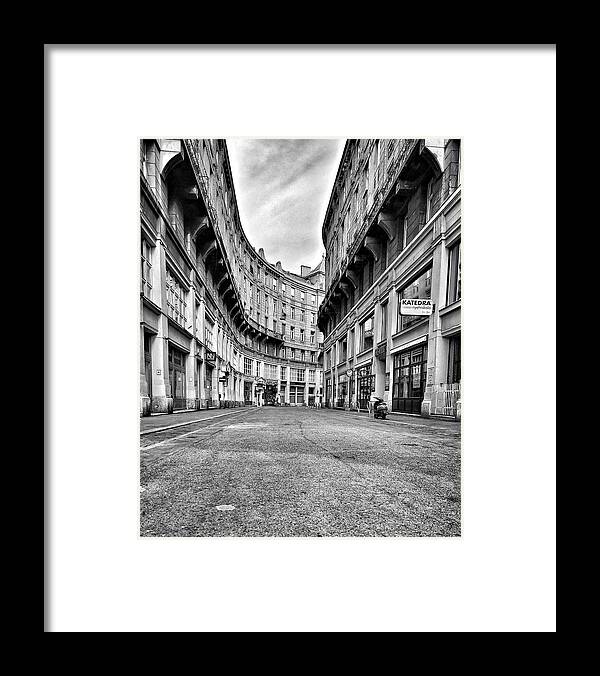 Budapest Framed Print featuring the photograph Empty Streets - Budapest 2020 by Tito Slack