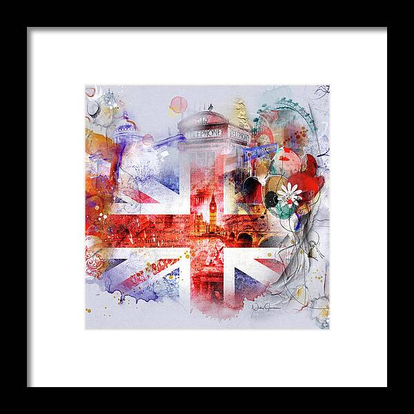 England Framed Print featuring the digital art Epoch by Nicky Jameson