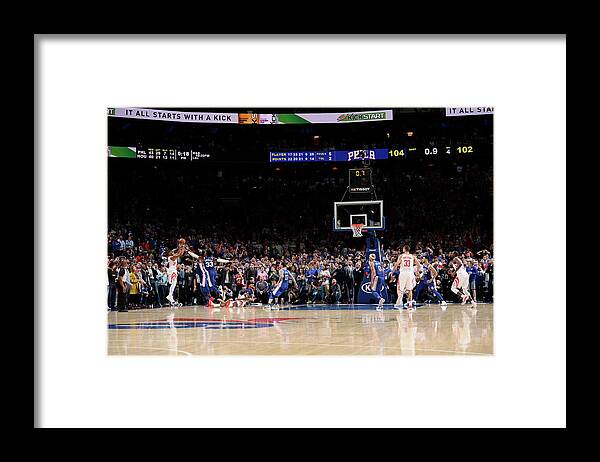 Nba Pro Basketball Framed Print featuring the photograph Eric Gordon by David Dow