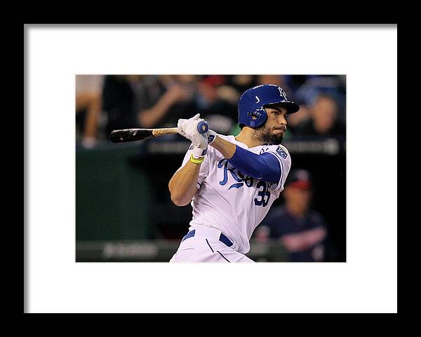 American League Baseball Framed Print featuring the photograph Eric Hosmer by Ed Zurga