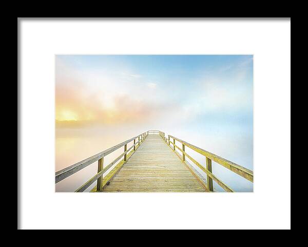 Lake Lamar Bruce Framed Print featuring the photograph Ethereal Morning by Jordan Hill
