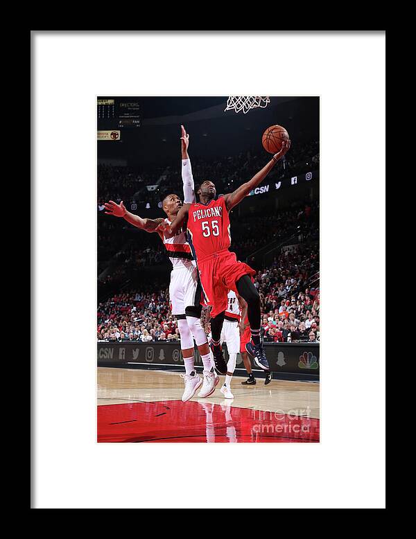 Nba Pro Basketball Framed Print featuring the photograph E'twaun Moore by Sam Forencich