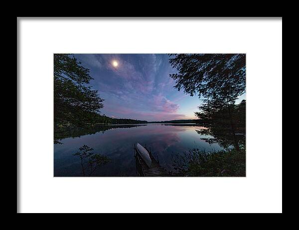 Moon Framed Print featuring the photograph Eve of the Solstice by John Meader