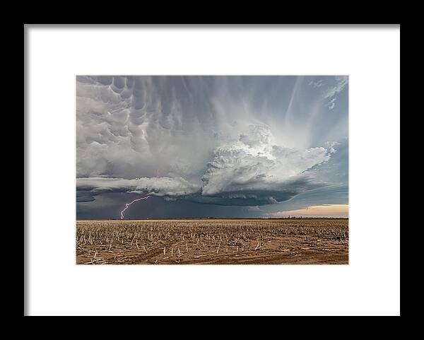 Storm Framed Print featuring the photograph Evening Harvest by Marcus Hustedde