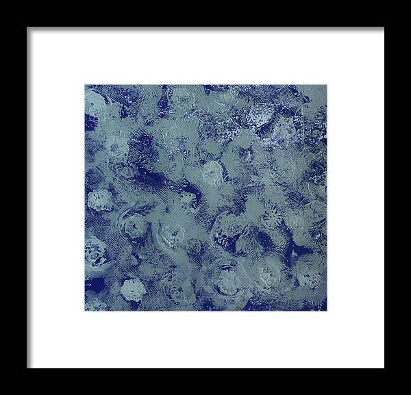 #abstract#rosebushes#botanicals#watercolor#abstract Framed Print featuring the painting Evening White Rosebush by Katherine Y Mangum