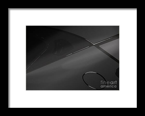 Sports Car Framed Print featuring the digital art Evora X Design Great British Sports Cars - Grey Metallic by Moospeed Art