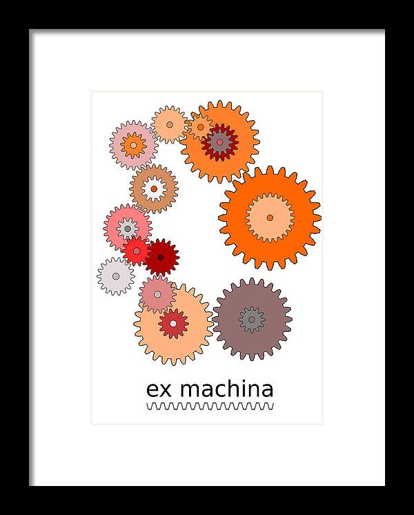 Ex Machina Framed Print featuring the digital art Ex Machina by Richard Reeve