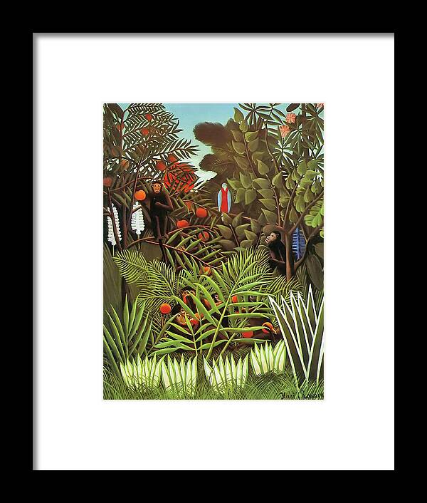 Exotic Framed Print featuring the digital art Exotic Landscape by Long Shot