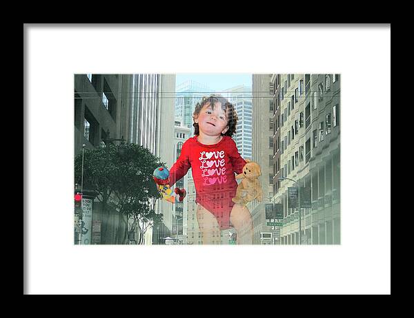 Child Framed Print featuring the photograph Express by Nick David