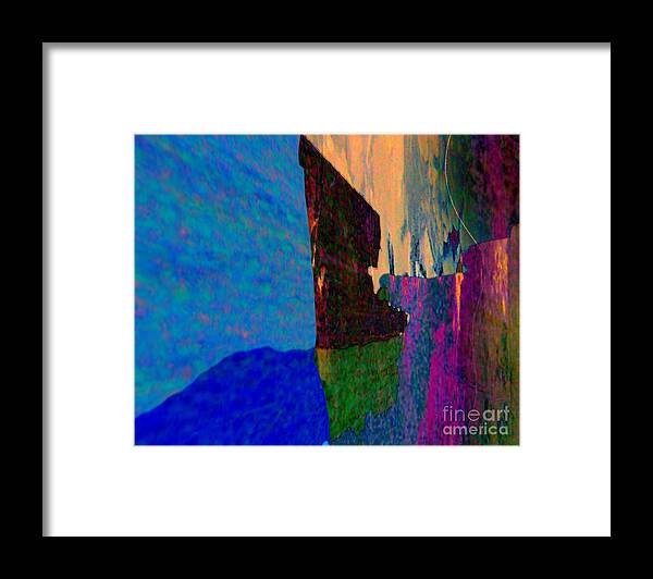 Abstract Art Framed Print featuring the digital art Eyes That Speak Without Words by Jeremiah Ray