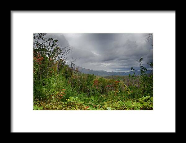 Smokies Framed Print featuring the photograph Fall Landscape by Jim Cook