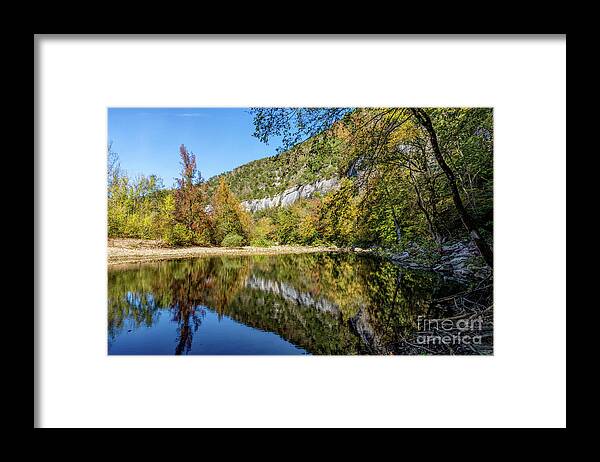 Buffalo National River Framed Print featuring the photograph Fall Reflections At Buffalo National River by Jennifer White