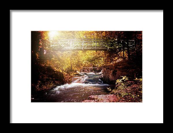  Framed Print featuring the photograph Fall Waterfalls by Nicole Engstrom