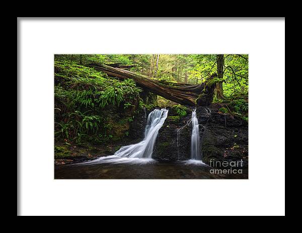 Cascade River Framed Print featuring the photograph Fallen Over Falls by Ernesto Ruiz