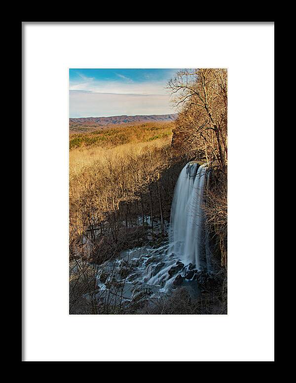 Falling Spring Falls Framed Print featuring the photograph Falling Spring Falls by Melissa Southern