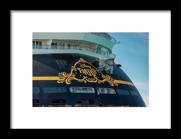 Dcl Framed Print featuring the photograph Fantasy Astern by Enzwell Designs
