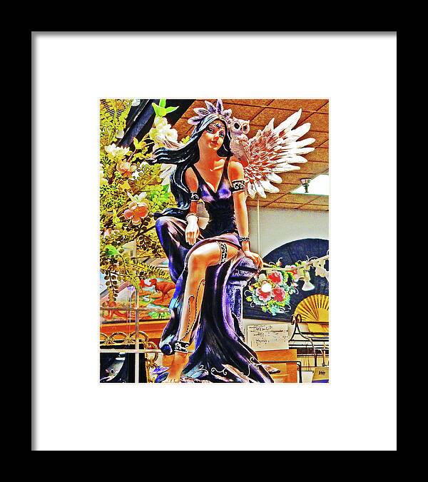 Angel Framed Print featuring the photograph Fantasy Figurine by Andrew Lawrence