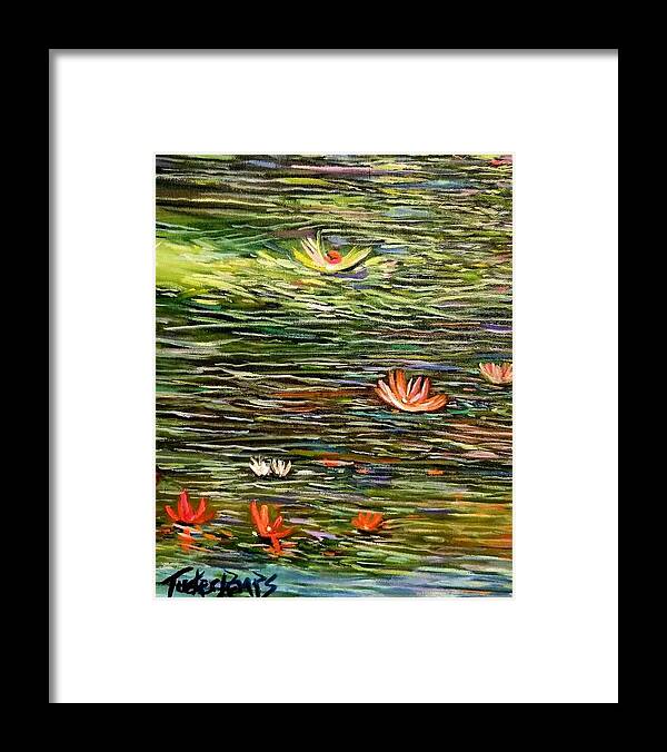 Impressionism Framed Print featuring the painting Fantasy, real by Julie TuckerDemps