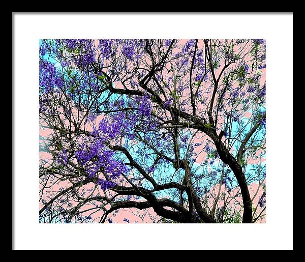 Abstract Framed Print featuring the digital art Fantasy by T Oliver