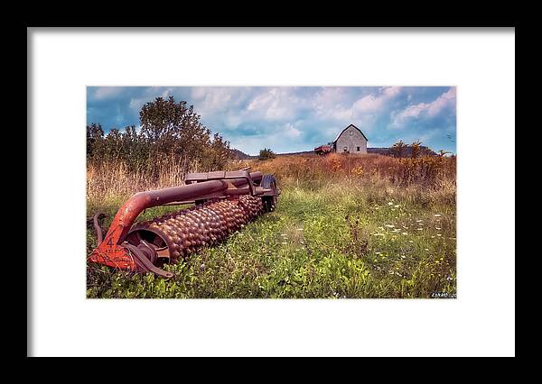 2018 Framed Print featuring the photograph Farm in Blomidon by Ken Morris