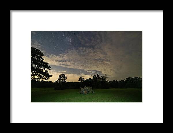 Astrophotography Framed Print featuring the photograph Farming for Stars by John Kirkland
