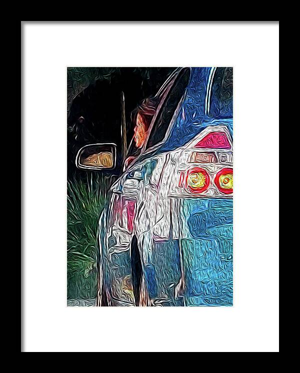 Abstract Framed Print featuring the photograph Fast Food by Dart Humeston