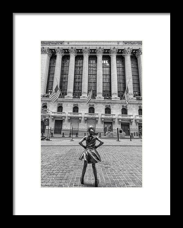 Fearless Girl Framed Print featuring the photograph Fearless by Rand Ningali