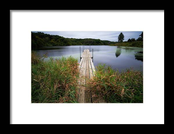 Lake Framed Print featuring the photograph February 2019 Dreamy Lake by Alain Zarinelli