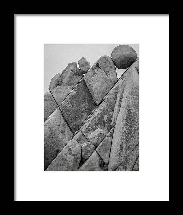 Joshua Tree National Park Framed Print featuring the photograph February 2022 On the Rocks by Alain Zarinelli