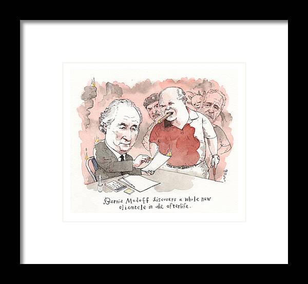 Feel The Bern Framed Print featuring the painting Feel The Burn by Barry Blitt